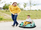 360&deg Rotation Kids Bumper Car, 12V Waltz Car with Remote Control, Dual Joystick, Music, Lights, T3398P348434