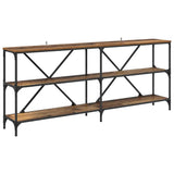 Console Table Old Wood 180 x 30 x 75 cm Engineered Wood 881905