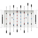 Foosball Table White 125 x 60.5 x 80 cm Engineered Wood 858884