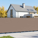 Balcony Privacy Screen 180 x 600 cm Fabric with PU Coated Taupe 42036530