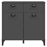 Sideboard VIKEN Anthracite Grey 80x40x80 cm Engineered Wood 374937
