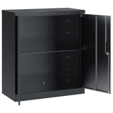 File Cabinet Anthracite 79x40x90 cm Steel 339735