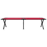 Folding Camping Bed Folding Manual Red Oxford fabric 42003182