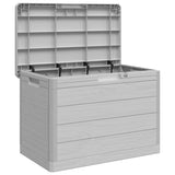 Outdoor Cushion Box Grey 77.5x44.5x53 cm Polypropylene 366603