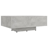 ZNTS Coffee Table Concrete Grey 85x55x31 cm Engineered Wood 803384