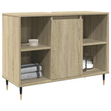 Bathroom Cabinet Sonoma Oak 80x33x60 cm Engineered Wood 849679