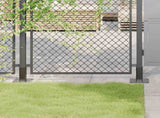 Post Bases Square 12 pcs Anthracite 51x51 mm Powder-coated Steel 42000021