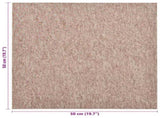 Carpet 20 pcs Beige 50 x 50 cm 100% Polypropylene 42046752
