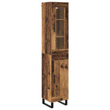 Highboard Old Wood 34.5 x 34 x 180 cm Engineered Wood 3415756