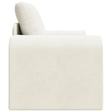 Sofa Bed Cream 98 x 71 x 83 cm Velvet 4106672