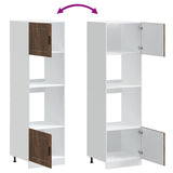 Oven Cabinets 2 pcs Porto Smoked Oak Engineered Wood 3315056