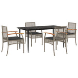 Garden Dining Set Grey 3213613