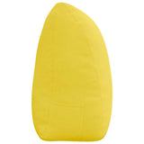 Back Pillow Light Yellow 180 x 24 x 50 cm Fabric 42014566