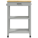 Kitchen Trolley MONZA 60x40x88.5 cm Solid Wood Pine 376095