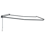 Manual Awning Frame Adjustable Anthracite 5 x 3.5 m Steel 42024793