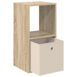 Bedside Table with Drawer 2 pcs Sonoma Oak 35 x 32 x 68.5 cm 8000633