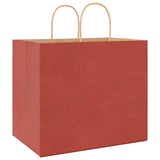 Paper Bags 250 pcs with Handles Red 32x22x28 cm 4101764