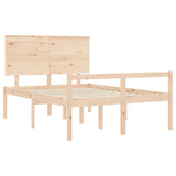 Senior Bed without Mattress Small Double Solid Wood 3195451