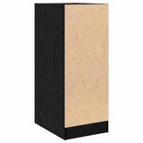 Apothecary Cabinet Black oak 30 x 41 x 77.5 cm Engineered wood 868992