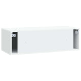 Wall-Mounted TV Cabinet White 99 x 41 x 30 cm Engineered Wood 898185