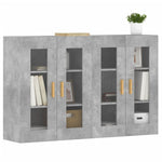 Wall Mounted Cabinets 2 pcs Concrete Grey Engineered Wood 3197900