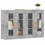 Wall Mounted Cabinets 2 pcs Concrete Grey Engineered Wood 3197900