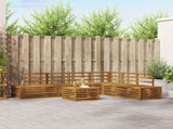 Outdoor Sofa Set 7 Piece Natural Solid Acacia Wood 3375454