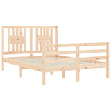 Bed Frame without Mattress Small Double Solid Wood 3194541