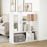 Room Divider Bookcase White 102x29x103.5 cm Engineered Wood 858048