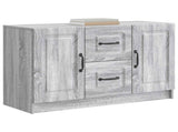 Sideboard Grey Sonoma 89 x 34.5 x 57 cm Engineered Wood 895811