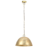 Industrial Vintage Hanging Lamp 25 W Brass Round 41 cm E27 320542
