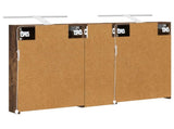 Bathroom Cabinet Set 3 pcs 100 x 10.5 x 60.5 cm Engineered wood 3403708