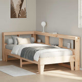 Bookcase Bed without Mattress 100x200cm Solid Wood Pine 3324544