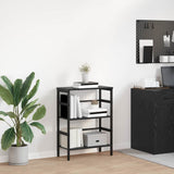 Bookshelf Black Oak 60 x 29.5 x 81 cm Engineered Wood 883916