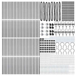 Fence Post Other 52 pcs Silver 3.2 x 3.2 x 170 cm Steel 3350196