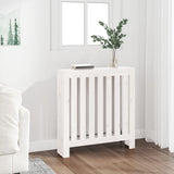 Radiator Cover White 79.5x19x84 cm Solid Wood Pine 822567
