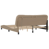 Bed Frame with LED without Mattress "Hvar" Cappuccino 180x200 cm 3213952