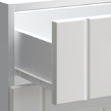 Kitchen Base Cabinet Lucca White Engineered Wood 854269