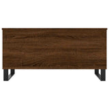 Coffee Table Brown Oak 90x44.5x45 cm Engineered Wood 830987
