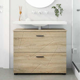 Bathroom Cabinet with Drawer Sonoma Oak 76.5 x 35 x 64 cm 883296
