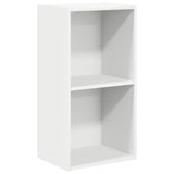Bookcase White 40x30x76,5 cm Engineered Wood 800927