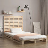 Wall Headboard 141x3x91.5 cm Solid Wood Pine 824708