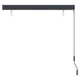 Outdoor Roller Blind 140x250 cm White and Orange 145969