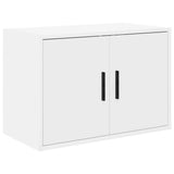 ZNTS Garage Cabinets 2 pcs White Engineered Wood 3328332