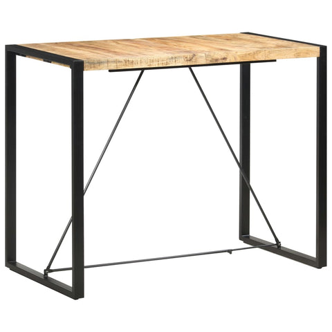 ZNTS Bar Table 140x70x110 cm Solid Mango Wood 285957