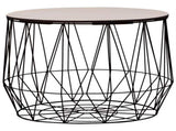 Coffee Table 2 pcs Black 287663