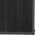 Rug Rectangular Grey80x500 cm Bamboo 376928