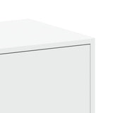 Apothecary Cabinet White 30x41x118 cm Engineered Wood 855160