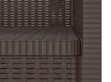 1-Seater Armchair Rattan Look PP Brown 8011849