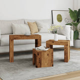 Nesting Coffee Tables 3 pcs Old Wood Engineered Wood 856672